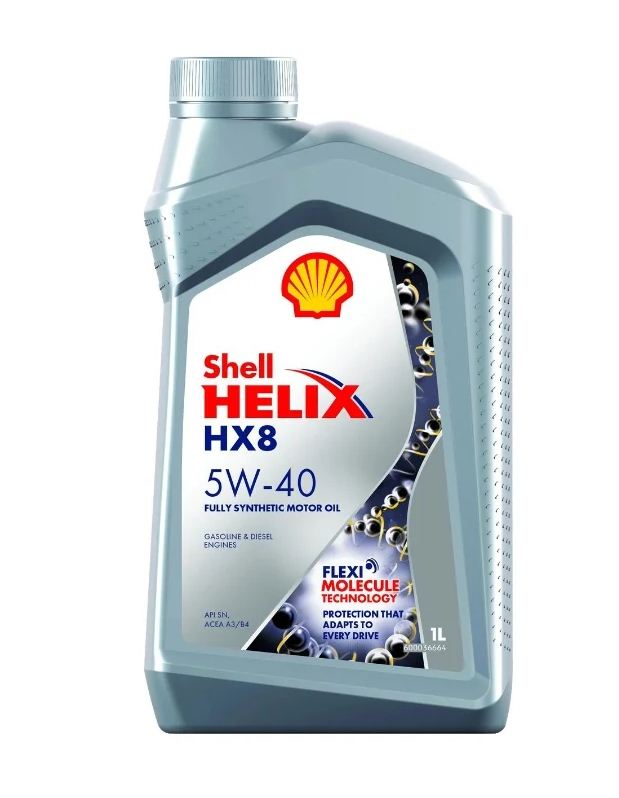 SHELL Helix HX8 5W40 A3/B4 1л, 550040424