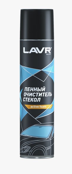 Очиститель стекол пенный LAVR 400мл, LN1621