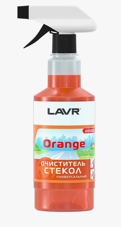 Очиститель стекол универсальный Orange LAVR 500мл, триггер LN1610